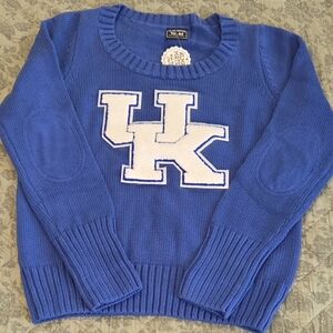 University of Kentucky Women's Crewneck Sweater with Varisty Patch Elbow Patches